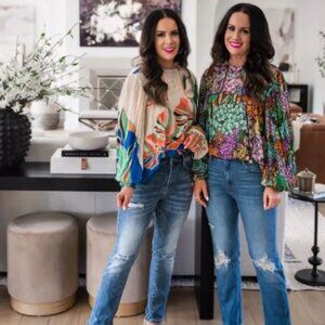 Bl-nk Miranda Peasant Blouse, xxs